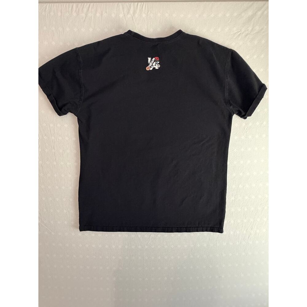 YOUNGLA Astro Affairs Astronaut Floral Men T-Shirt Tee Black Medium Graphic - Picture 10 of 10